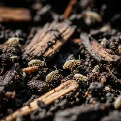 Chvostoskoci na zahradě