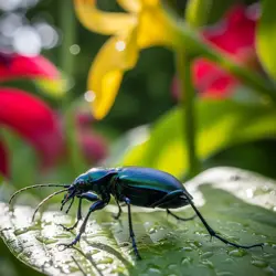 Střevlík v zahradě
